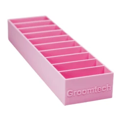 Groomtech Standard Blade Caddy Single Row 10pcs - Sakura Pink