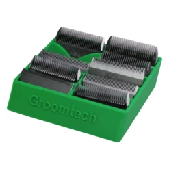 Groomtech Wide Blade Caddy Double Row 10pcs - Bambu Green 7 Groomtech Wide Blade Caddy Double Row 10pcs - Bambu Green -Grooming Tools Sales 3D BW210 PBBG 2