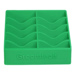 Groomtech Wide Blade Caddy Double Row 10pcs - Bambu Green