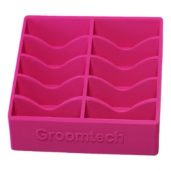 Groomtech Wide Blade Caddy Double Row 10pcs - Magenta