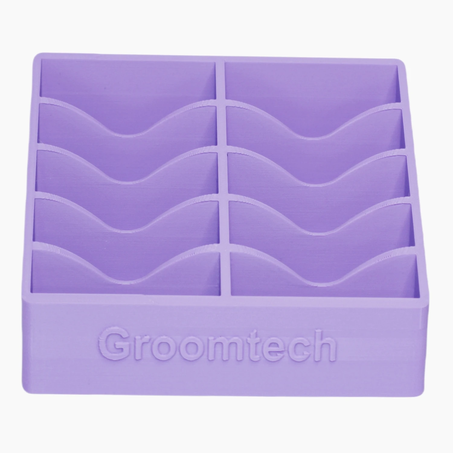 Groomtech Wide Blade Caddy Double Row 10pcs - Lilac Purple 1 Groomtech Wide Blade Caddy Double Row 10pcs - Lilac Purple