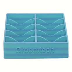 Groomtech Wide Blade Caddy Double Row 10pcs - Gradient Ocean To Meadow