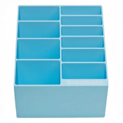 Groomtech Standard Comb Attachment 10pcs Caddy - Ice Blue