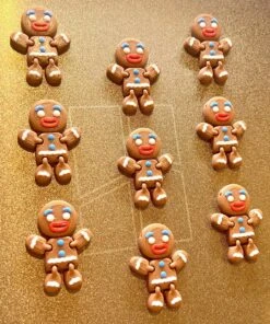 Gingerbread Man Keychain 5cm
