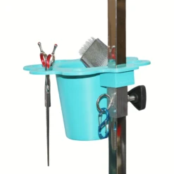 Groomtech Starflower Scissors Holder With Ring & Carabiner - Turquoise