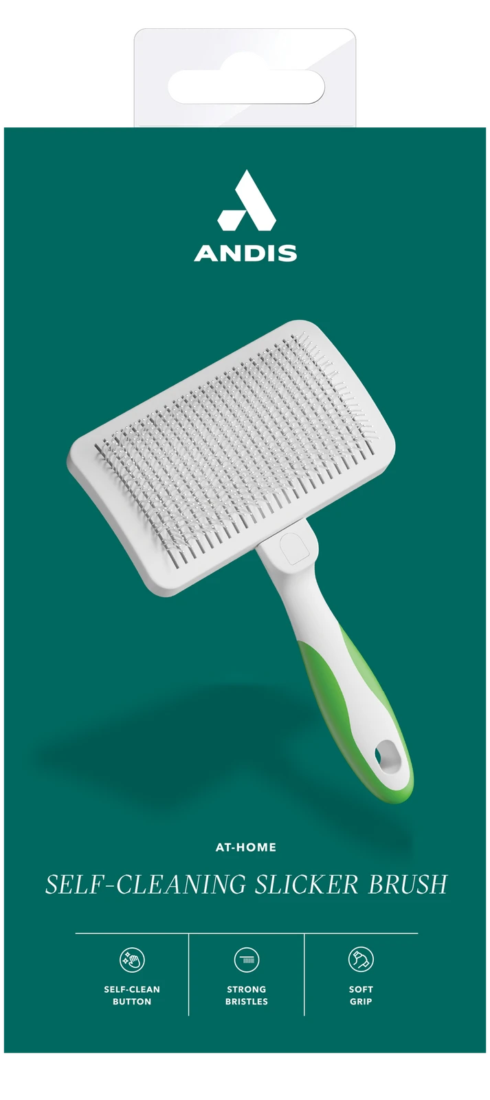 Andis Self-Cleaning Slicker Brush 4 Andis Self-Cleaning Slicker Brush - Image 4