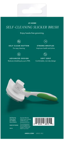 Andis Self-Cleaning Slicker Brush 11 Andis Self-Cleaning Slicker Brush -Grooming Tools Sales AN 68570 4