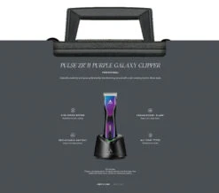 Andis Pulse ZR II Cordless Clipper With 2 Batteries - Purple Galaxy 12 Andis Pulse ZR II Cordless Clipper With 2 Batteries - Purple Galaxy -Grooming Tools Sales AN 79205 5