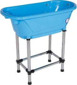 Small Portable Bath Tub For Dogs And Cats (Blue) 10 Small Portable Bath Tub For Dogs And Cats (Blue) -Grooming Tools Sales CZ H115B 2