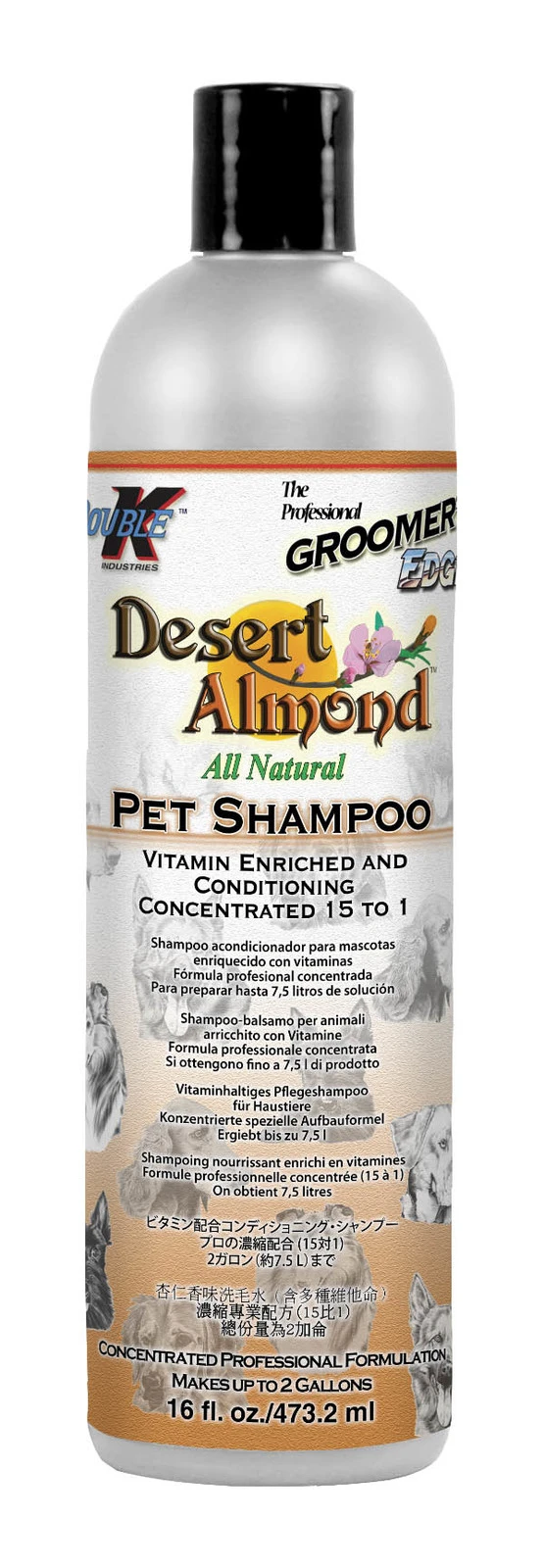 Groomer's Edge Desert Almond Shampoo 473ml 1 Groomer's Edge Desert Almond Shampoo 473ml