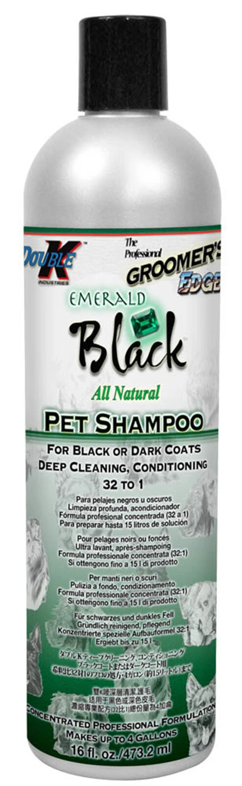 Groomer's Edge Emerald Black Shampoo 473ml 1 Groomer's Edge Emerald Black Shampoo 473ml