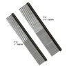 Anti-Static Etched Back Finishing Comb 7.5", Fine / Coarse, 1" Teeth
