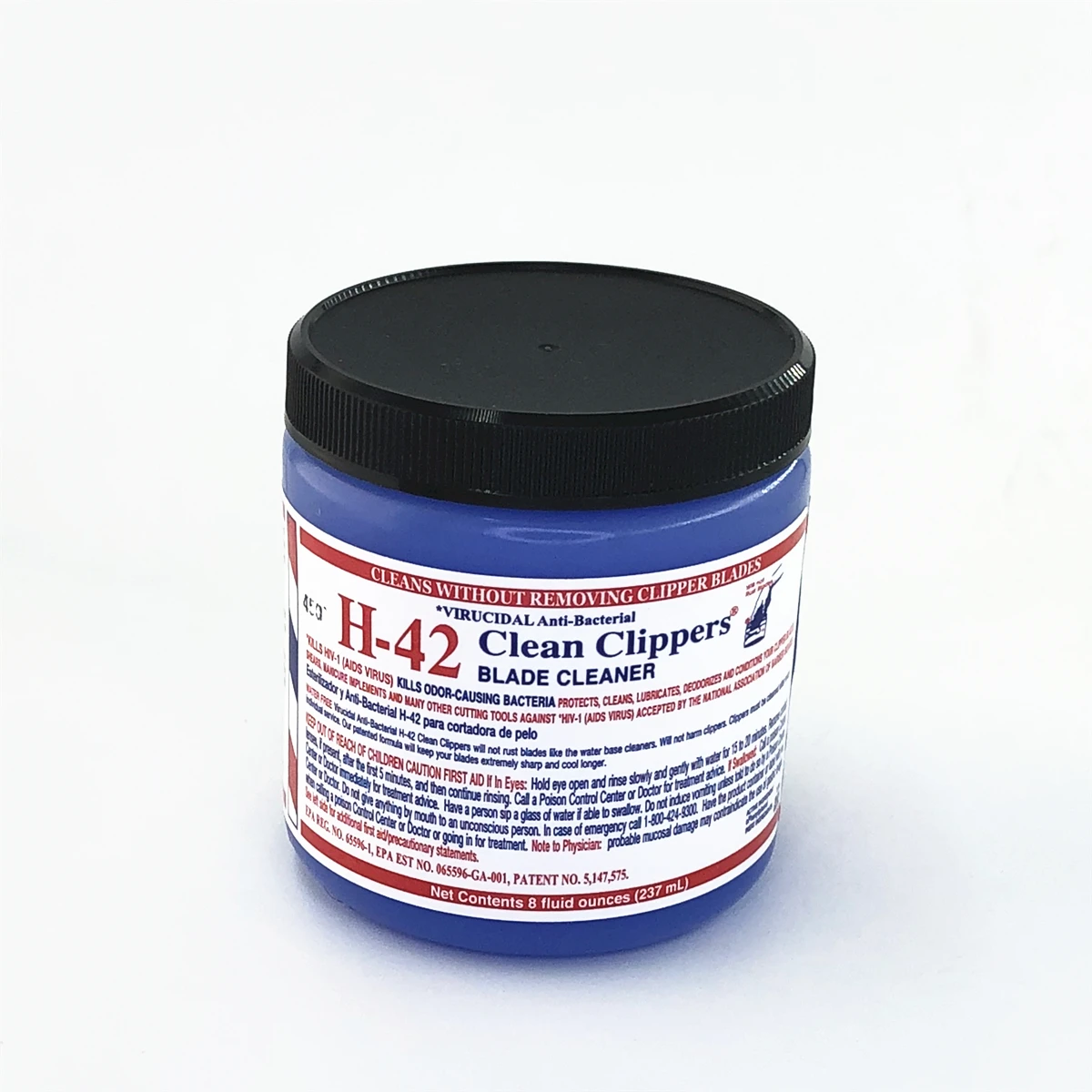H-42 Virucidal Anti-Bacterial Clean Clippers Blade Cleaner 8oz Jar (237ml) 1 H-42 Virucidal Anti-Bacterial Clean Clippers Blade Cleaner 8oz Jar (237ml)