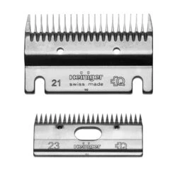 Heiniger Clipper Blade Size 21/23 Coarse For Dirty Coats And Cattle Clipping, 2-4mm
