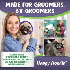 Happy Hoodie Pink, X-Small -Grooming Tools Sales HH 00 PK 5