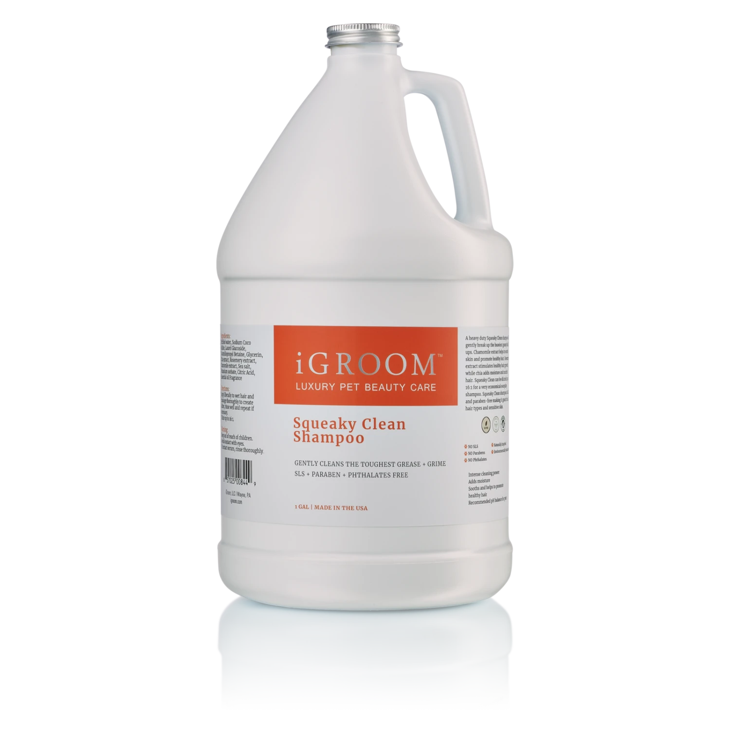 IGroom Squeaky Clean Shampoo 1 Gallon (3.8L) 1 IGroom Squeaky Clean Shampoo 1 Gallon (3.8L)