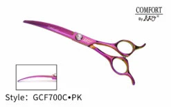 KKO Comfort Line Scissors Curved 7" [Pink Purple]