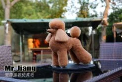 Mr. Jiang Poodle Lamb Clip Full Body Coat / Model Dog [Brown Coffee] 040 -Grooming Tools Sales MJ PC02B 2