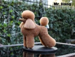 Mr. Jiang Poodle Lamb Clip Full Body Coat / Model Dog [Brown Coffee] 040 -Grooming Tools Sales MJ PC02B 3