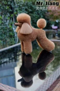 Mr. Jiang Poodle Lamb Clip Full Body Coat / Model Dog [Brown Coffee] 040 -Grooming Tools Sales MJ PC02B 6