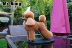 Mr. Jiang Poodle Lamb Clip Full Body Coat / Model Dog [Brown Coffee] 040 -Grooming Tools Sales MJ PC02B 7