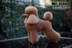 Mr. Jiang Poodle Lamb Clip Full Body Coat / Model Dog [Brown Coffee] 040 -Grooming Tools Sales MJ PC02B 8