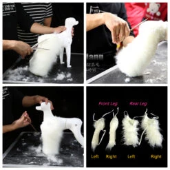 Mr. Jiang Practice Leg Hair [REAR LEFT] / Model Dog 055 -Grooming Tools Sales MJ PH02L 3