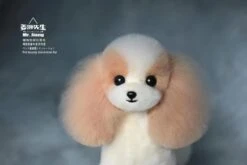 Mr. Jiang Teddy Bear Full Body Coat / Model Dog [Champagne And White Mix] 011