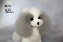 Mr. Jiang Teddy Bear Full Body Coat / Model Dog [Grey And White Mix] 010