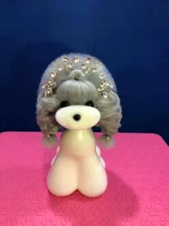Mr. Jiang Teddy Bear Head Hair / Model Dog [Grey] 020 -Grooming Tools Sales MJ TB04G 3