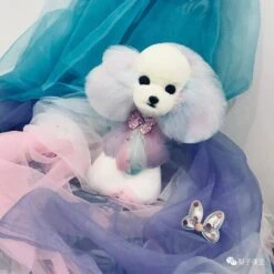 Mr. Jiang Teddy Bear Head Hair / Model Dog [White] 016