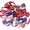 Ollie Tilly Dog Pawprint Bow Tie 10pcs, 300-101C