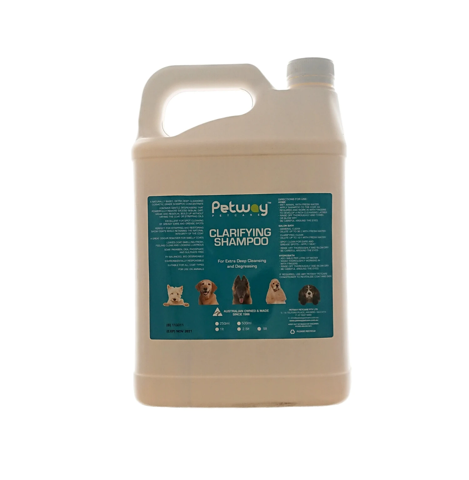 Petway Clarifying Shampoo 5L 1 Petway Clarifying Shampoo 5L