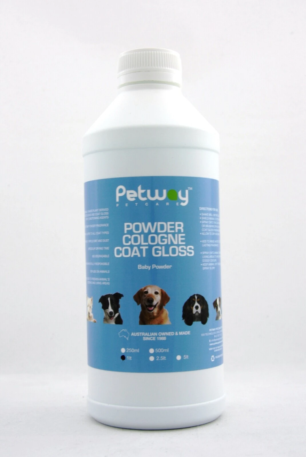Petway Powder Cologne Coat Gloss 1L 1 Petway Powder Cologne Coat Gloss 1L