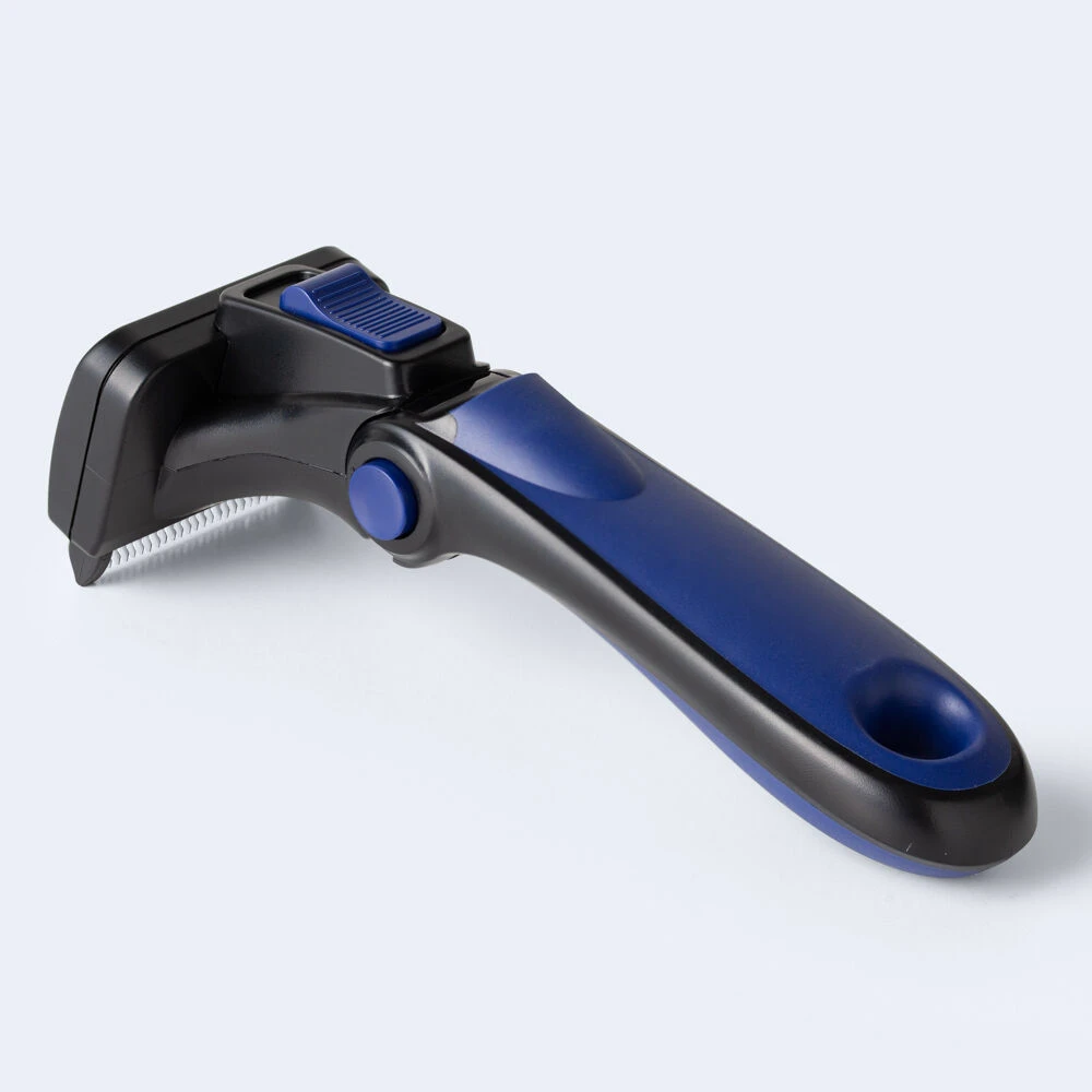 Refuresh Gentle Deshedding Brush For Short/Medium Hair - Small, Blue 2 Refuresh Gentle Deshedding Brush For Short/Medium Hair - Small, Blue - Image 2