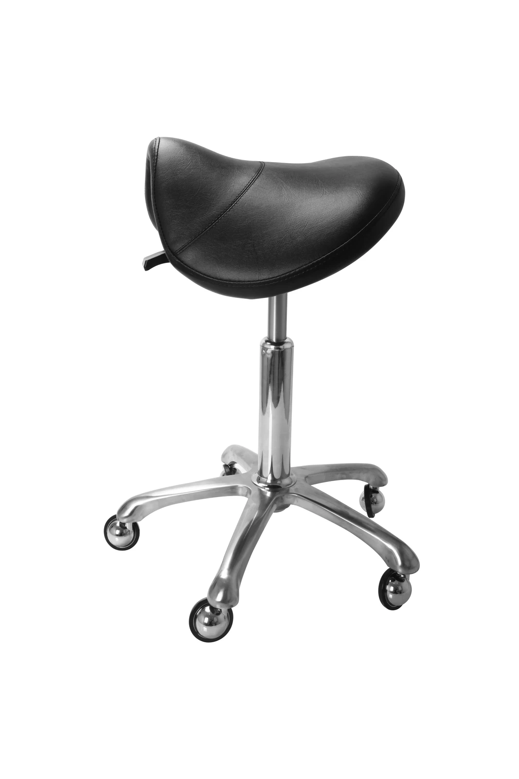Ergonomic Saddle Stool With Planetary Casters 2 Ergonomic Saddle Stool With Planetary Casters - Image 2