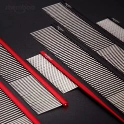 Shernbao Professional Pet Comb 24cm [Black] -Grooming Tools Sales S GSC245 BK 2