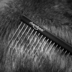 Shernbao Professional Pet Comb 24cm [Black] -Grooming Tools Sales S GSC245 BK 3