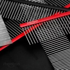 Shernbao Professional Pet Comb 24cm [Black] -Grooming Tools Sales S GSC245 BK 8