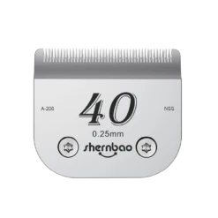 Shernbao A5 SS-Steel Clipper Blade Size 40, 0.25mm