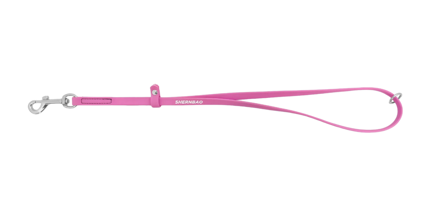 Shernbao Biothane Grooming Loop Restraint - Hot Pink 1 Shernbao Biothane Grooming Loop Restraint - Hot Pink