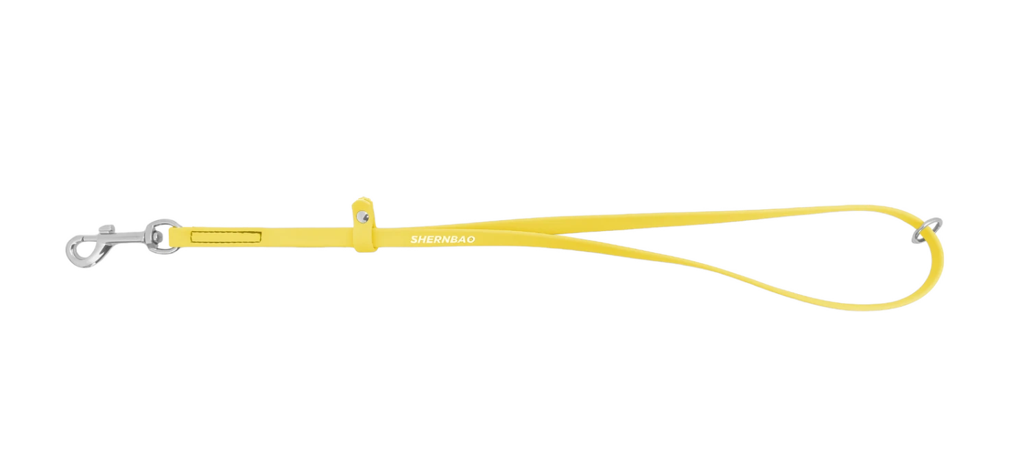 Shernbao Biothane Grooming Loop Restraint - Yellow 1 Shernbao Biothane Grooming Loop Restraint - Yellow
