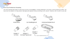 Shernbao Self-Cleaning Pet Brush Kit For Vacuum Cleaners