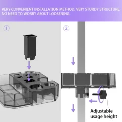 Shernbao Advanced Groomer's Tool Caddy - Pink 15 Shernbao Advanced Groomer's Tool Caddy - Pink -Grooming Tools Sales S TS002 PK 4