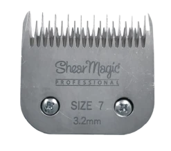 Shear Magic Steel Detachable Blade Size 7, 3.2mm