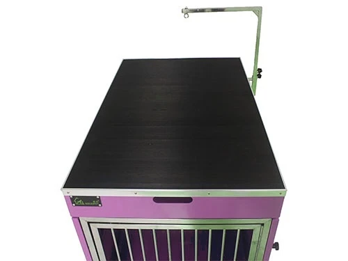 SolidPet Folding Dog Show Aircraft Cage Size 3 - Purple 1 SolidPet Folding Dog Show Aircraft Cage Size 3 - Purple