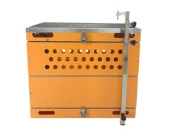 SolidPet Folding Dog Show Aircraft Cage Size 4 - Orange -Grooming Tools Sales SP ALAC213 OR4 2