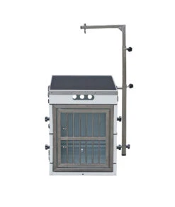 SolidPet Folding Dog Show Aircraft Cage Size 4 - White -Grooming Tools Sales SP ALAC213 WH4 12