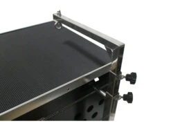 SolidPet Folding Dog Show Aircraft Cage Set With Trolley Size 2 - Black