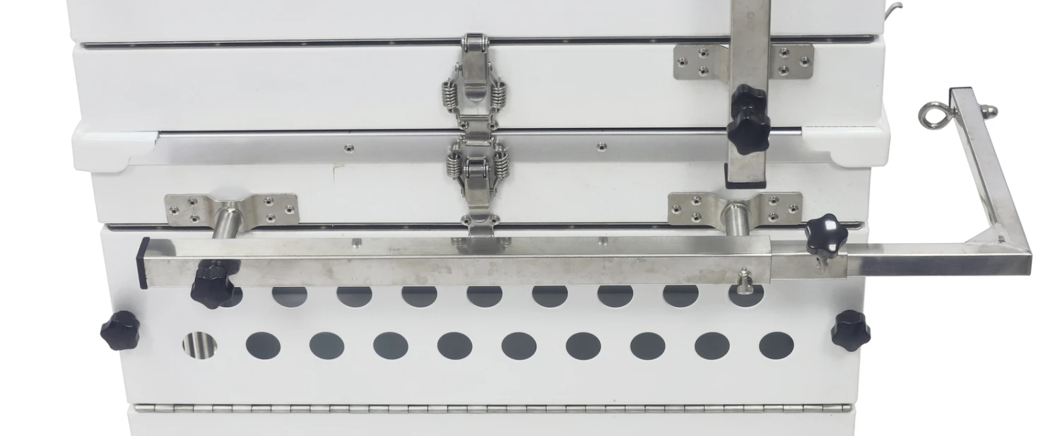 SolidPet Folding Dog Show Aircraft Cage Set With Trolley Size 2 - Purple 11 SolidPet Folding Dog Show Aircraft Cage Set With Trolley Size 2 - Purple - Image 11